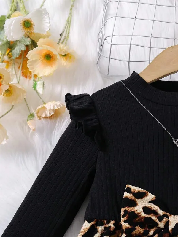 Black_Georgette_Kids_Dress_For_Girls
