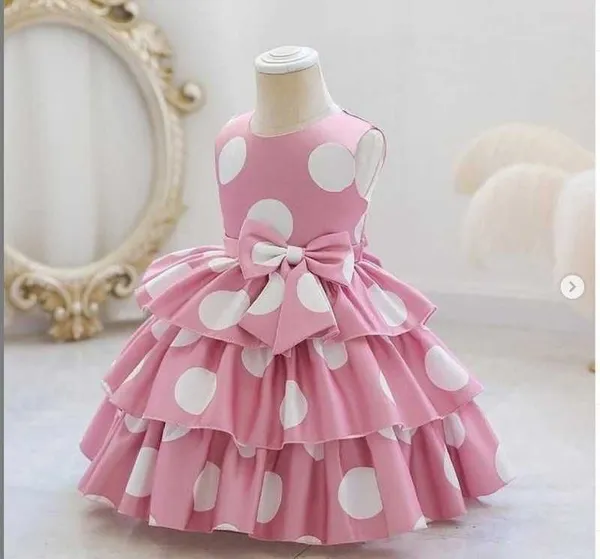 Pink_Georgette_Kids_Dress_For_Girls