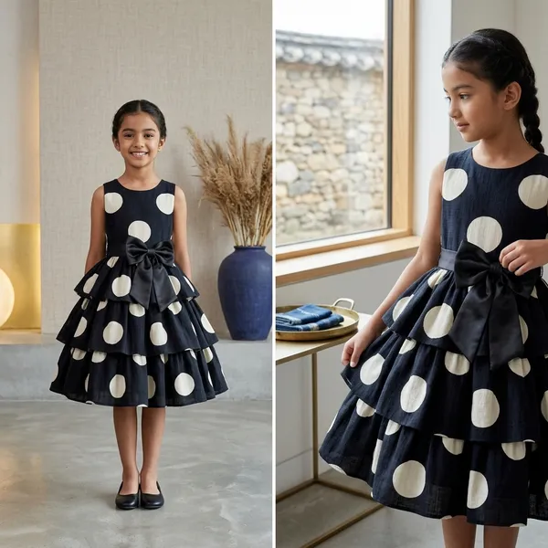 Black_Georgette_Kids_Dress_For_Girls