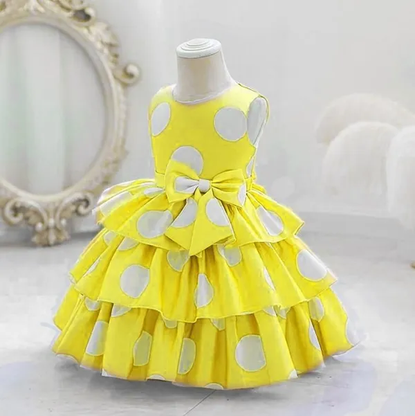 Yellow_Georgette_Kids_Dress_For_Girls
