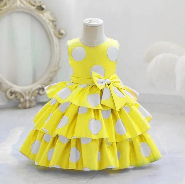 Yellow_Georgette_Kids_Dress_For_Girls