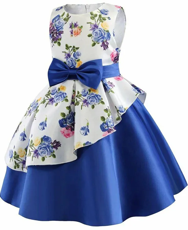 Blue_Georgette_Kids_Dress_For_Girls