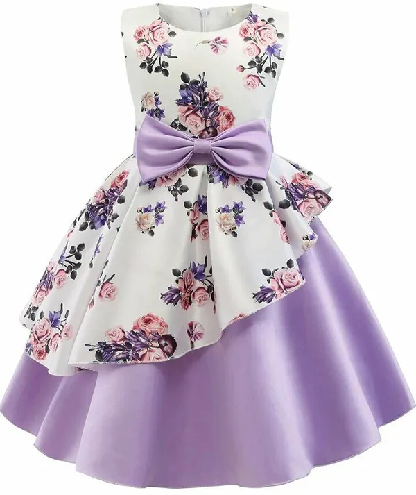 Lavender_Georgette_Kids_Dress_For_Girls