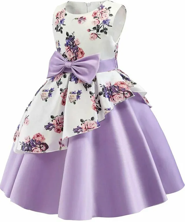 Lavender_Georgette_Kids_Dress_For_Girls