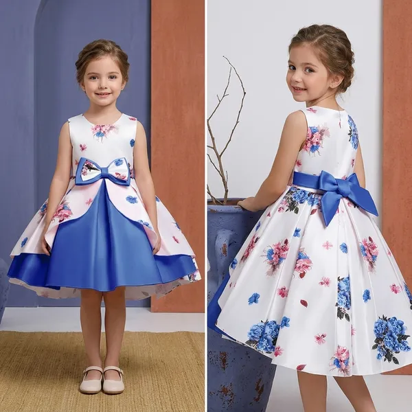Blue_Georgette_Kids_Dress_For_Girls
