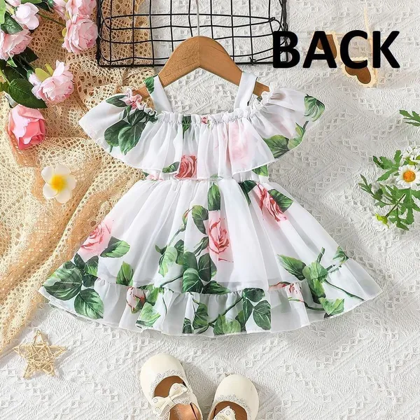 White_Georgette_Kids_Dress_For_Girls
