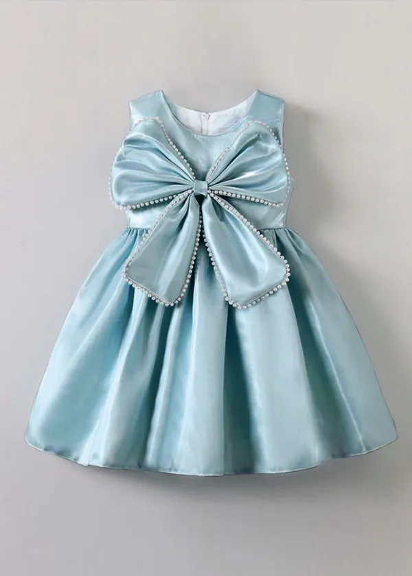 Sky_Blue_Georgette_Kids_Dress_For_Girls