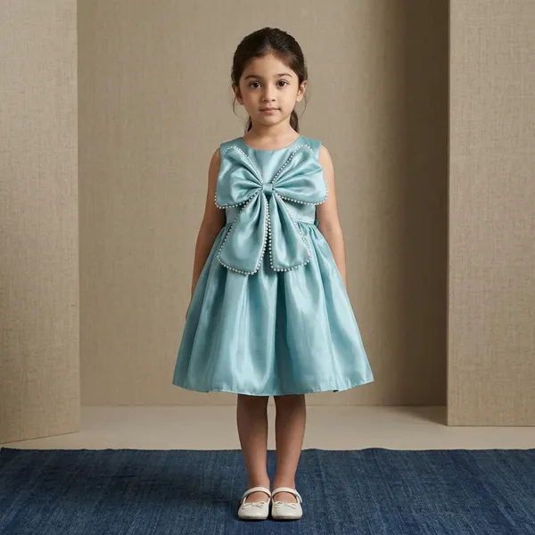 Sky_Blue_Georgette_Kids_Dress_For_Girls