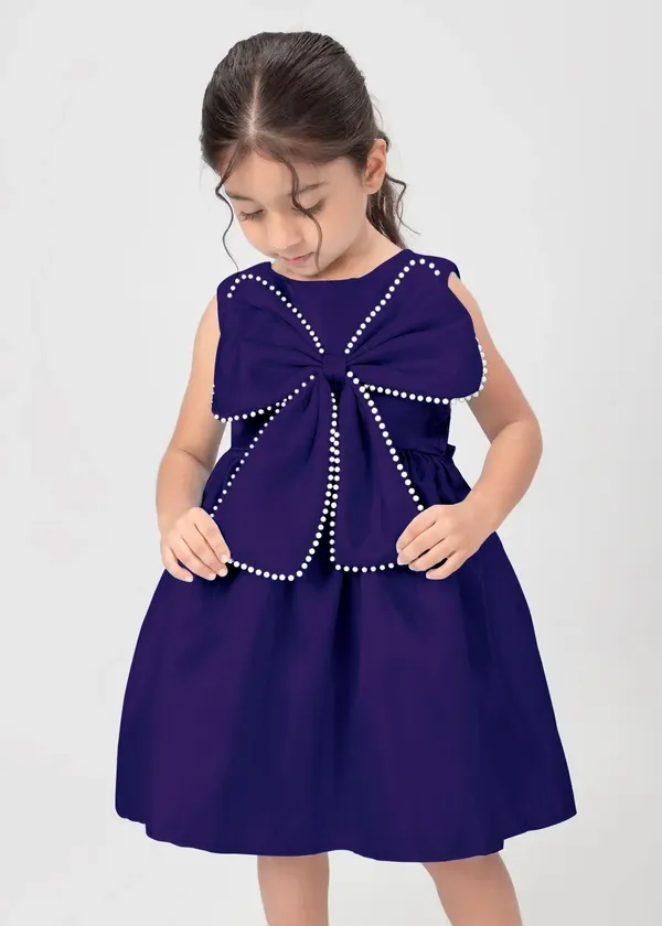 Blue_Georgette_Kids_Dress_For_Girls