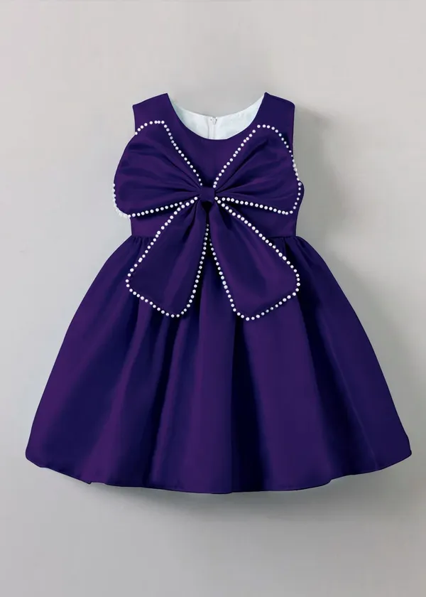Blue_Georgette_Kids_Dress_For_Girls
