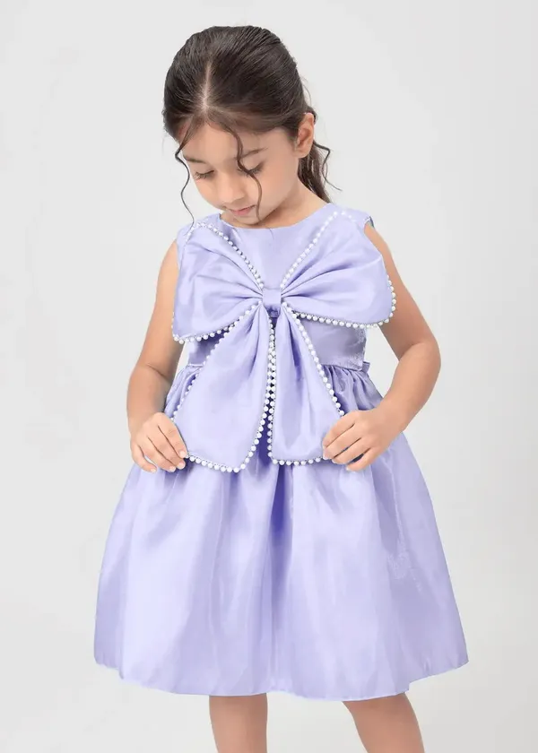 Lavender_Georgette_Kids_Dress_For_Girls