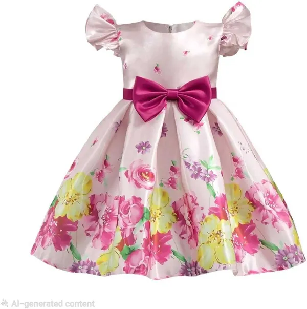 Pink_Georgette_Kids_Dress_For_Girls