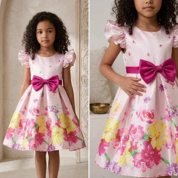 Pink_Georgette_Kids_Dress_For_Girls