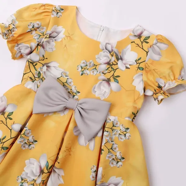 Yellow_Georgette_Kids_Dress_For_Girls