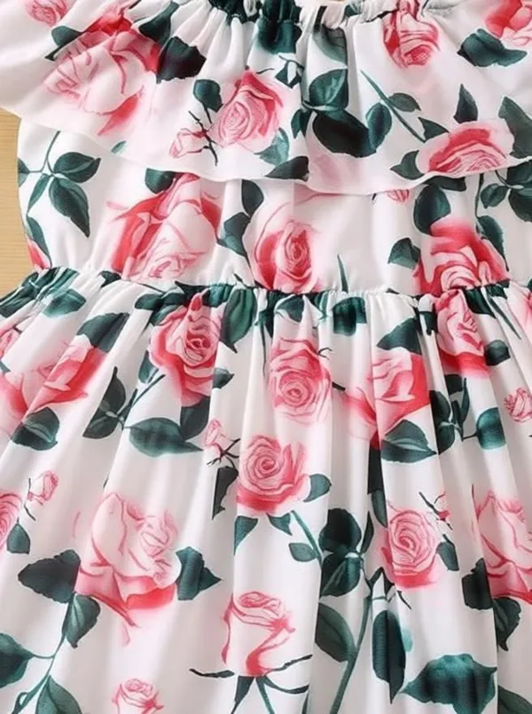 Green_Georgette_Kids_Dress_For_Girls