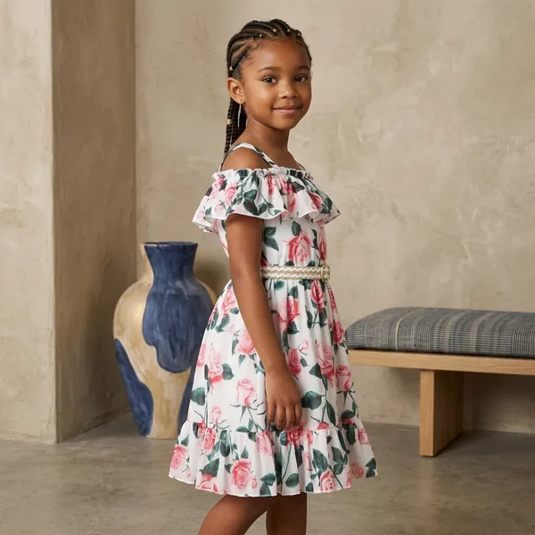 Green_Georgette_Kids_Dress_For_Girls
