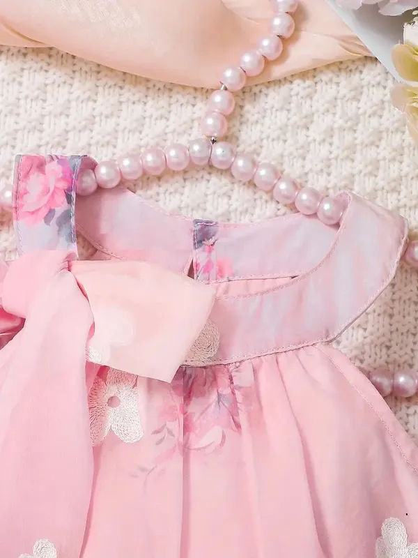 Pink_Georgette_Kids_Dress_For_Girls