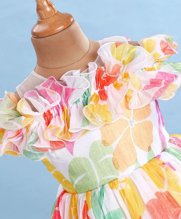 Multi_Georgette_Kids_Dress_For_Girls