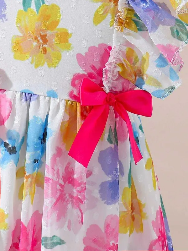 Multi_Georgette_Kids_Dress_For_Girls