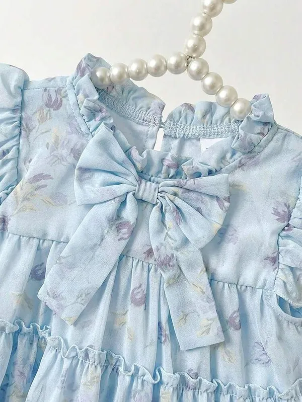 Blue_Georgette_Kids_Dress_For_Girls