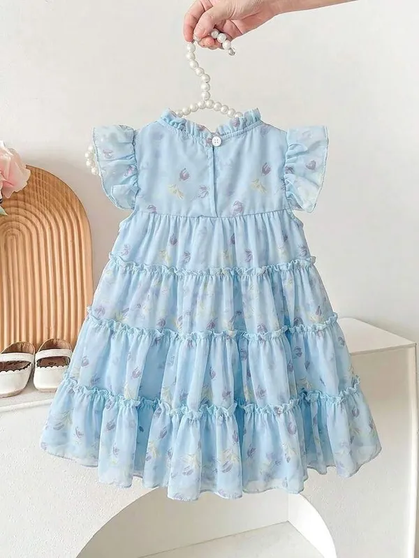 Blue_Georgette_Kids_Dress_For_Girls