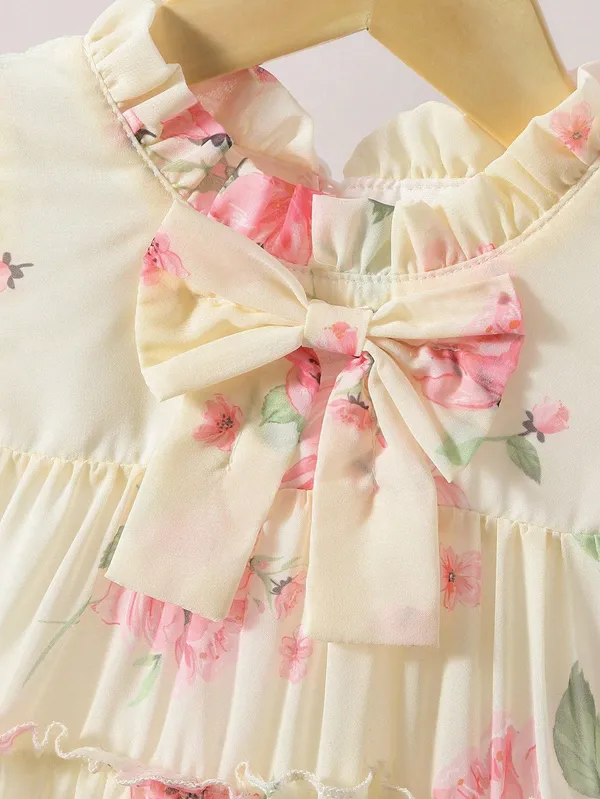 Yellow_Georgette_Kids_Dress_For_Girls