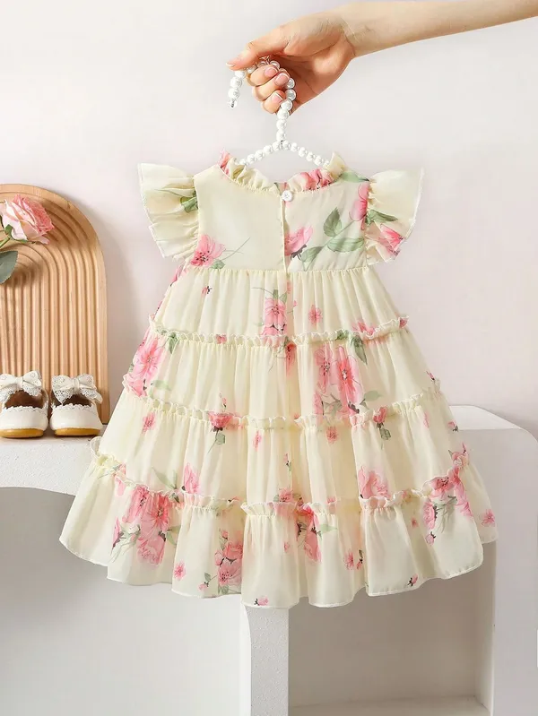 Yellow_Georgette_Kids_Dress_For_Girls
