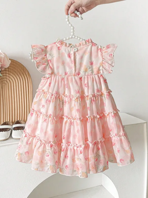 Pink_Georgette_Kids_Dress_For_Girls