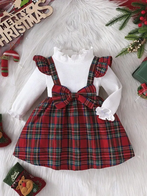Red_Georgette_Kids_Dress_For_Girls