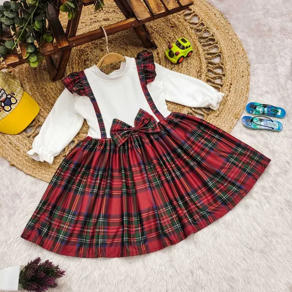 Red_Georgette_Kids_Dress_For_Girls