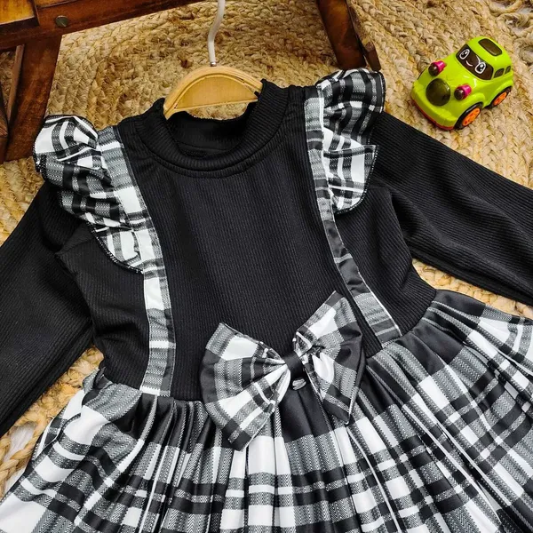 Black_Georgette_Kids_Dress_For_Girls