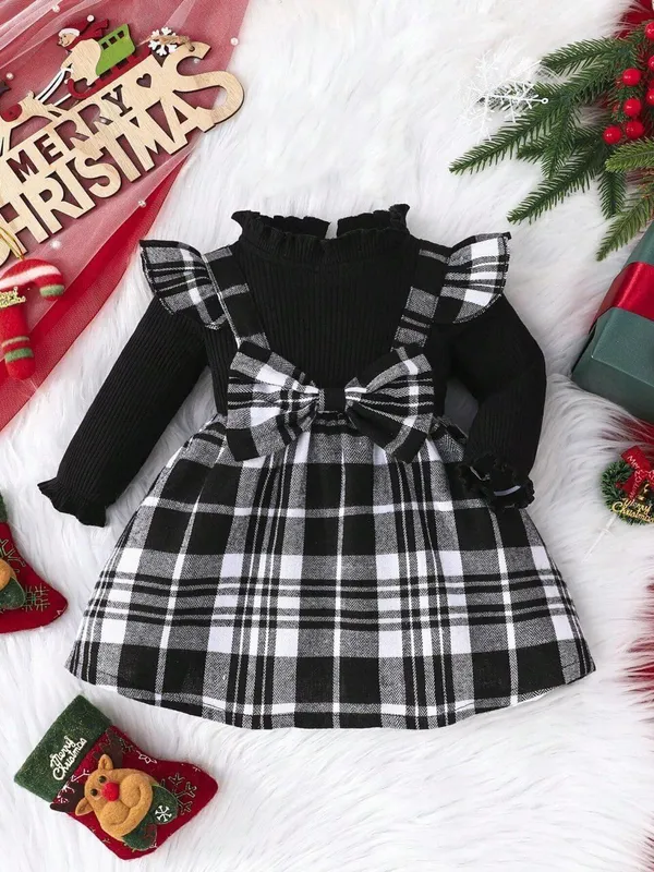 Black_Georgette_Kids_Dress_For_Girls