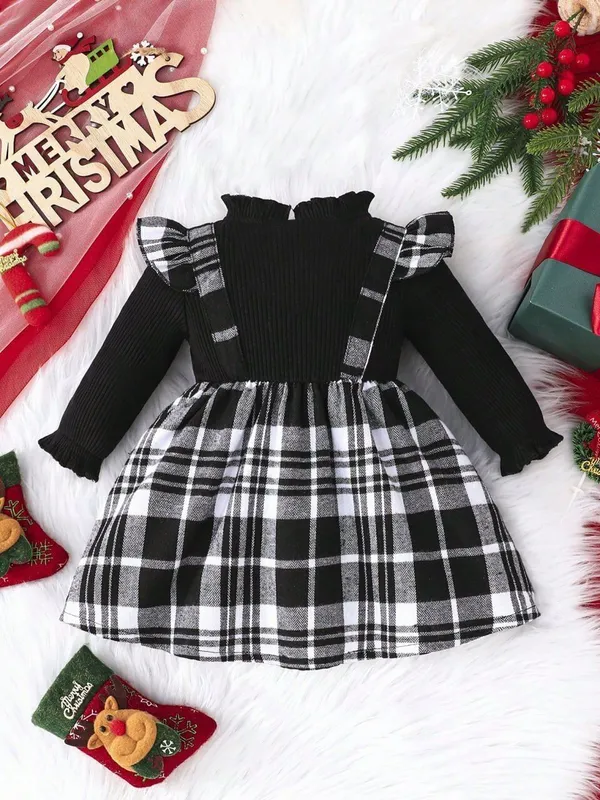 Black_Georgette_Kids_Dress_For_Girls