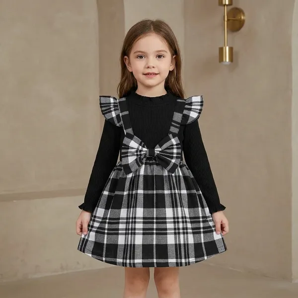 Black_Georgette_Kids_Dress_For_Girls