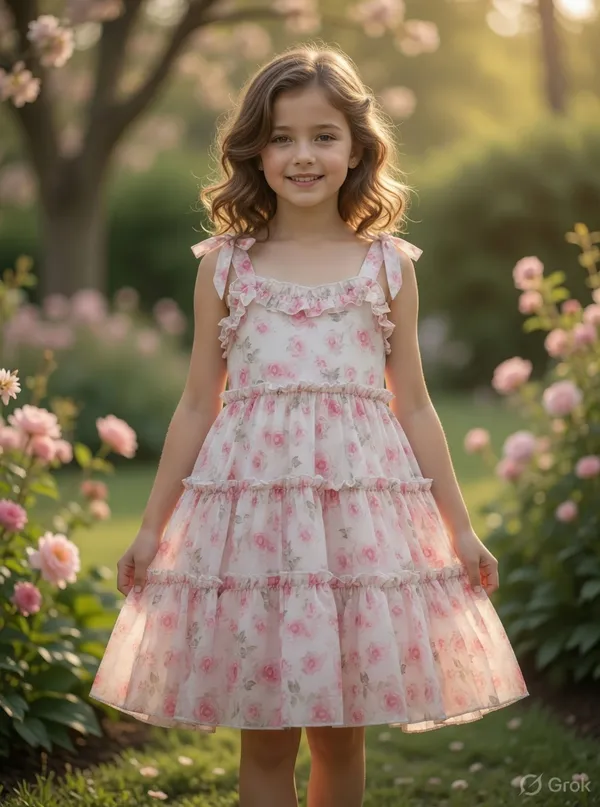 Pink_Georgette_Kids_Dress_For_Girls