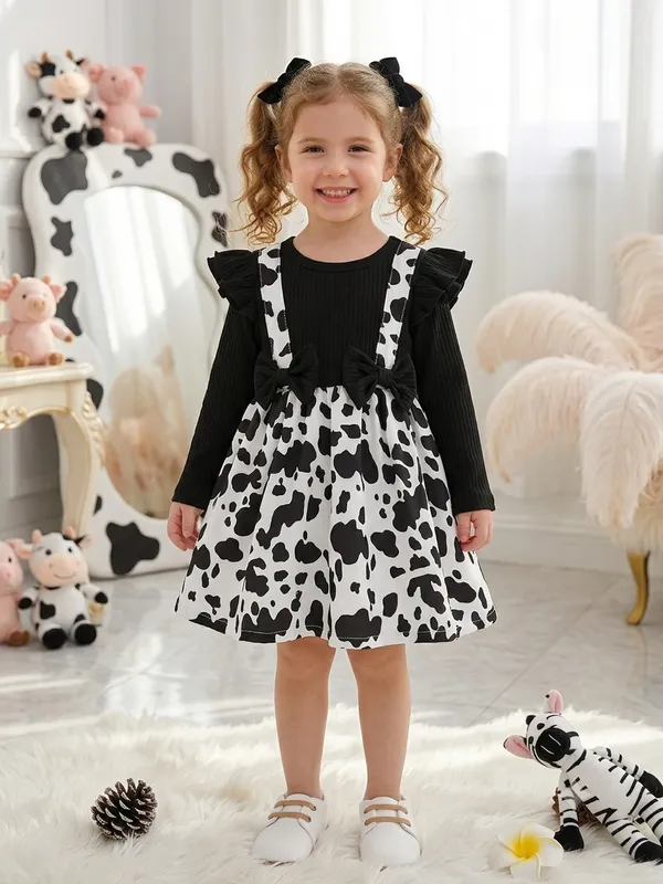 Black_Georgette_Kids_Dress_For_Girls
