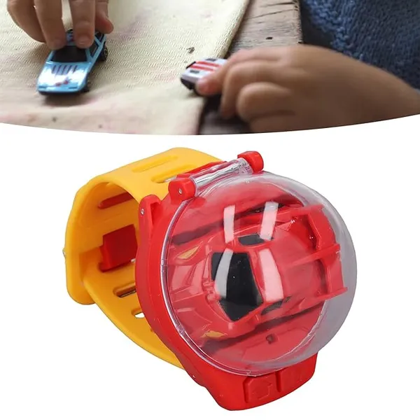 Yellow_And_Red_Die-Cast_Die_Cast_Remote_Control_Mini_Watch_Car_For_Children