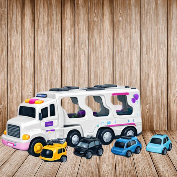 White_Abs_Plastic_5_In_1_Big_Carrier_Ambulance_Truck_For_Children