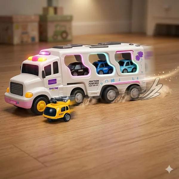 White_Abs_Plastic_5_In_1_Big_Carrier_Ambulance_Truck_For_Children