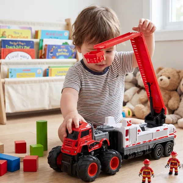 Red_Abs_Plastic_Musical_Trailer_Truck_Water_Fire_For_Children