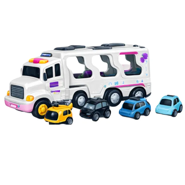 White_Abs_Plastic_5_In_1_Big_Carrier_Ambulance_Truck_For_Children