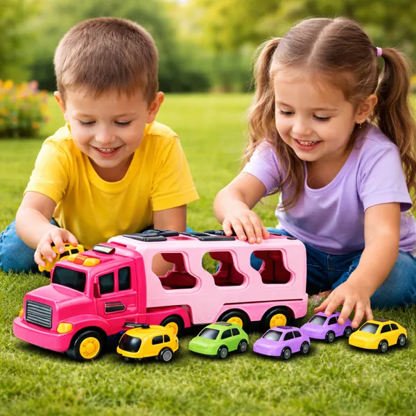 Pink_Abs_Plastic_5_In_1_Big_Carrier_Pink_Truck_For_Children