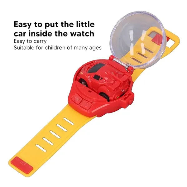 Yellow_And_Red_Die-Cast_Die_Cast_Remote_Control_Mini_Watch_Car_For_Children