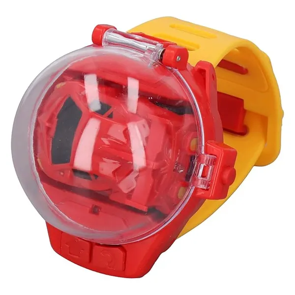 Yellow_And_Red_Die-Cast_Die_Cast_Remote_Control_Mini_Watch_Car_For_Children