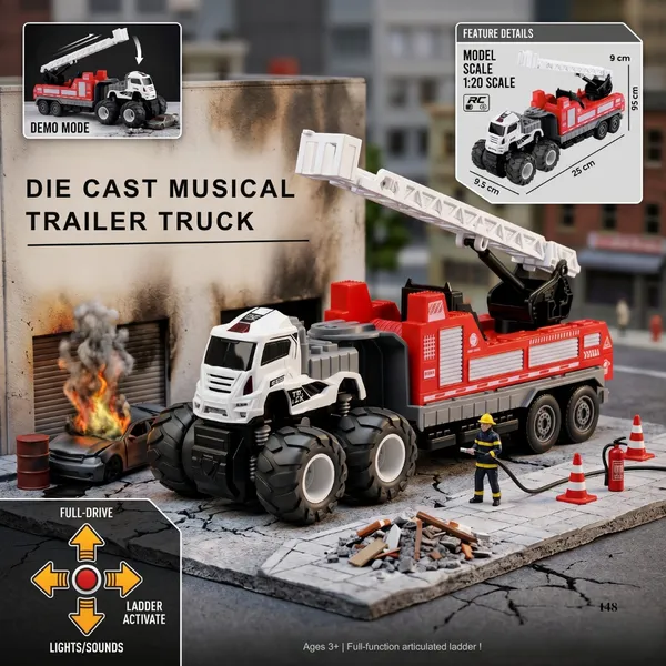 Red_Abs_Plastic_Musical_Trailer_Truck_Water_Tank_For_Children