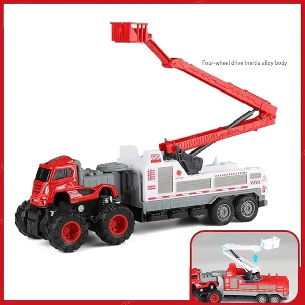 Red_Abs_Plastic_Musical_Trailer_Truck_Water_Fire_For_Children