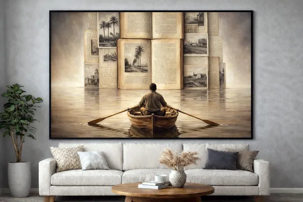 Journey_Through_Forgotten_Stories_Canvas_Stretched_Canvas