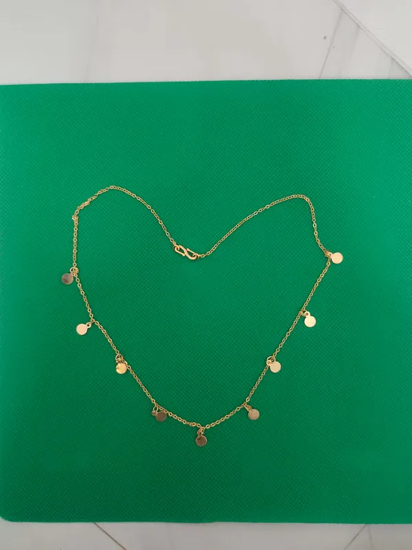 Gold_Tone_Disc_Charm_Necklace_for_Women