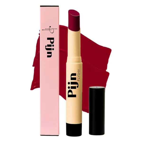 Pijn_Luxe_Comfy_Matt_Lipstick_Heart_Red_12Hr_Long_Lasting_Smudge_Proof_Waterproof_Lightweight_Smooth_Matte_Finish_With_Vitamin_E_Lip_Repair_Lipstick_For_Women