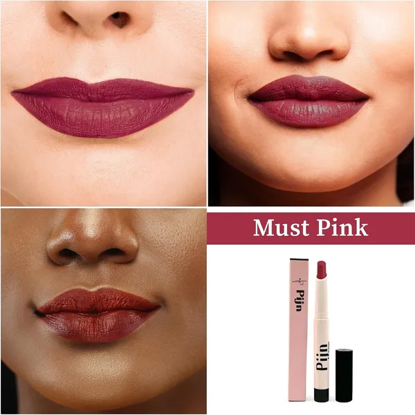Pijn_Luxe_Comfy_Matt_Lipstick_Must_Pink_12Hr_Long_Lasting_Smudge_Proof_Waterproof_Lightweight_Smooth_Matte_Finish_With_Vitamin_E_Lip_Repair_Lipstick_For_Women